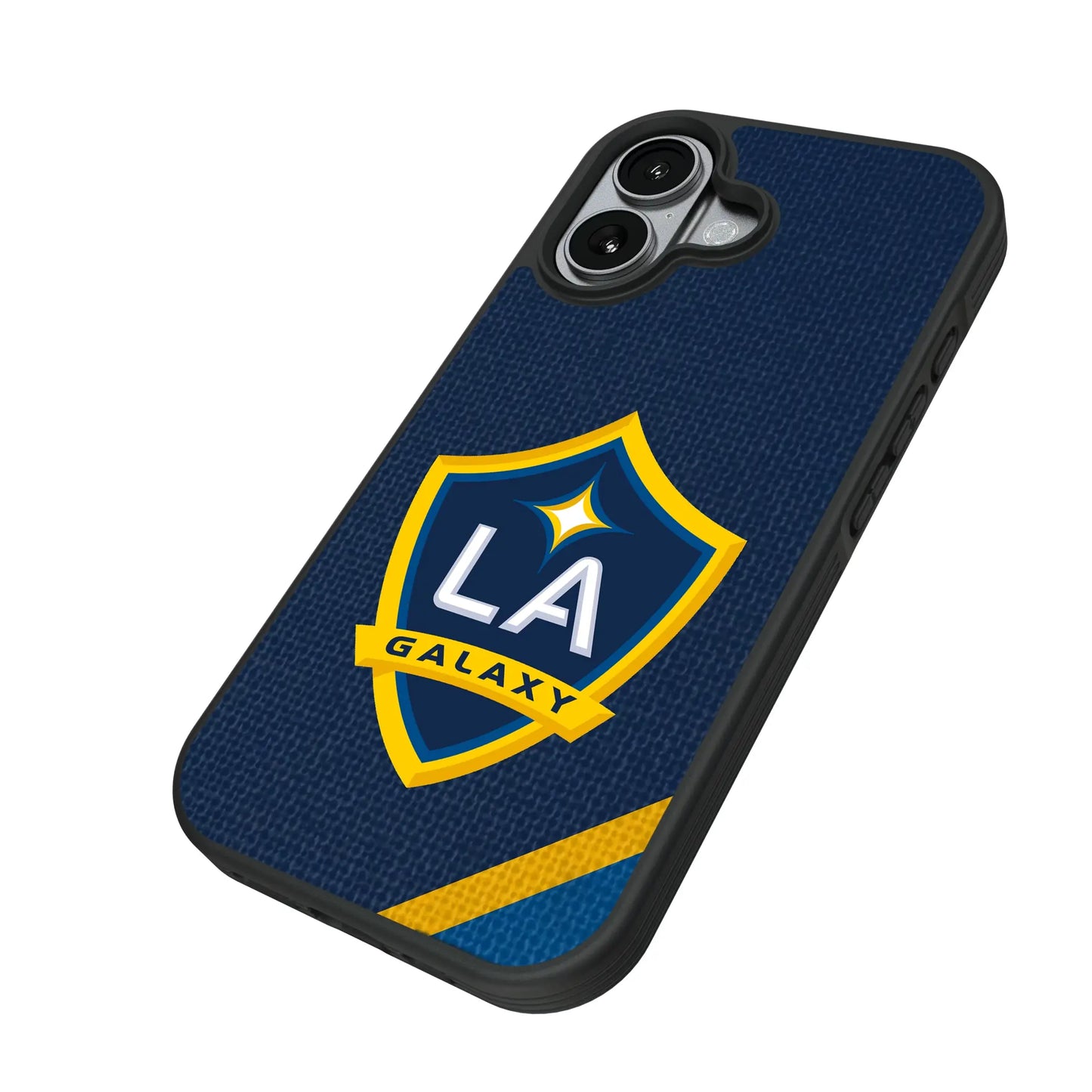 LA Galaxy Diagonal Stripe Bump Phone Case for Apple iPhone