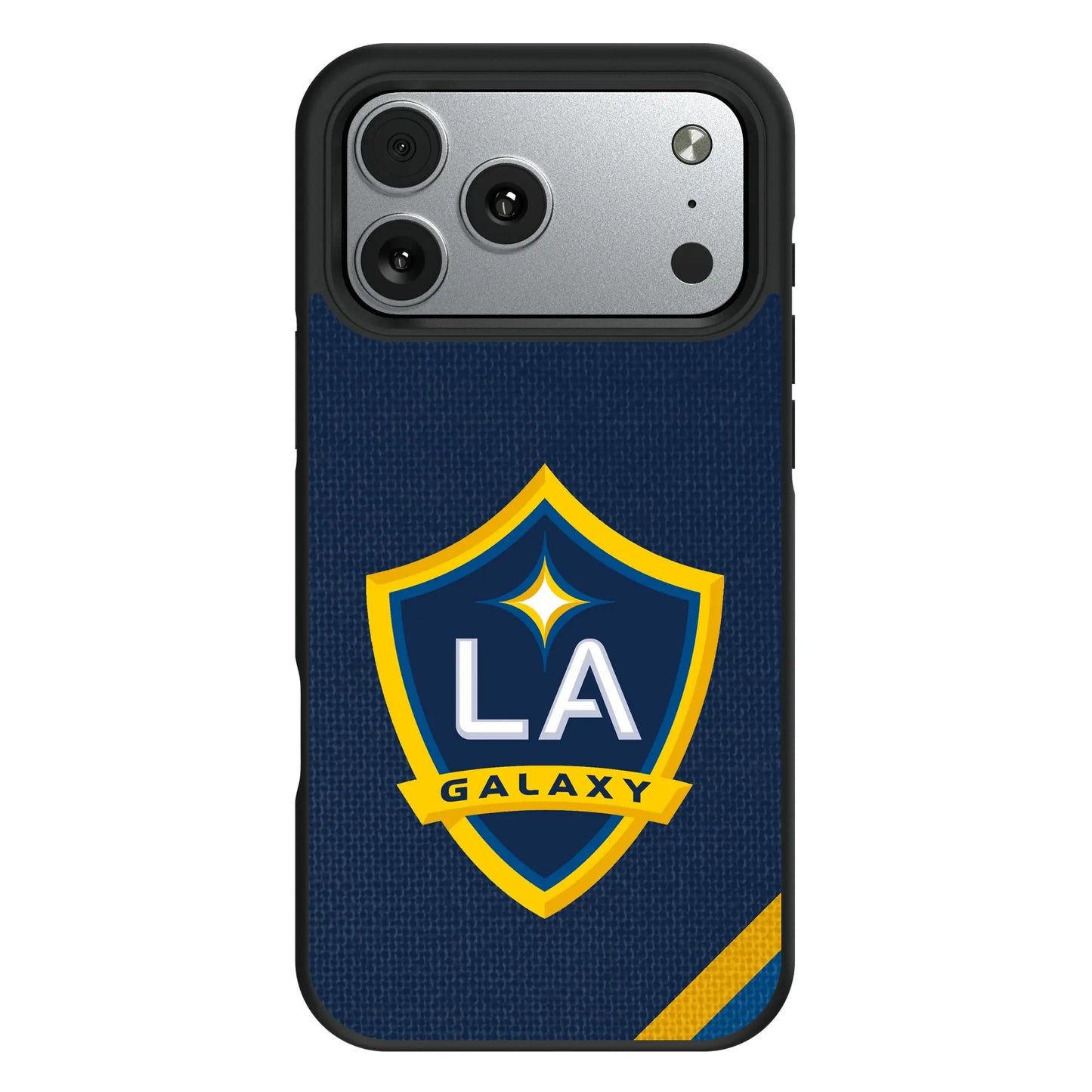 LA Galaxy Diagonal Stripe Bump Phone Case for Apple iPhone