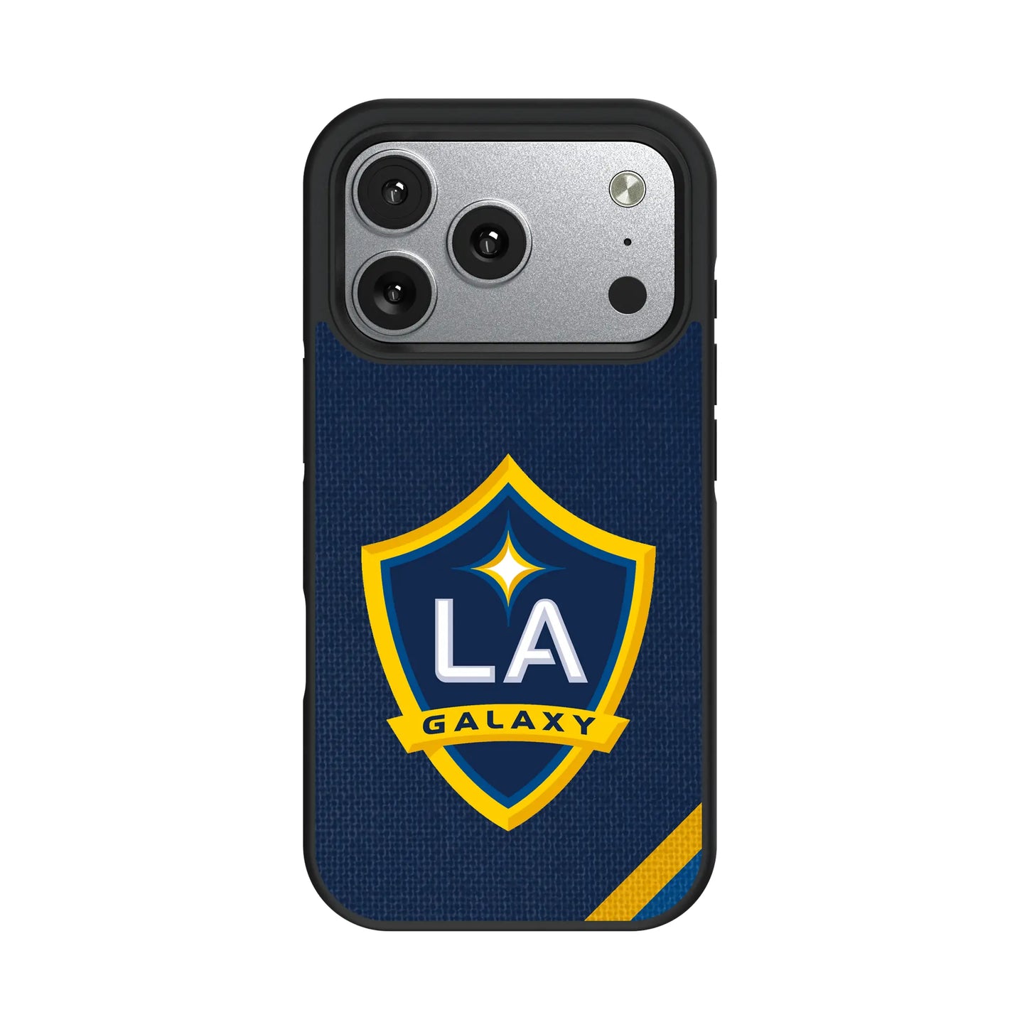 LA Galaxy Diagonal Stripe Bump Phone Case for Apple iPhone