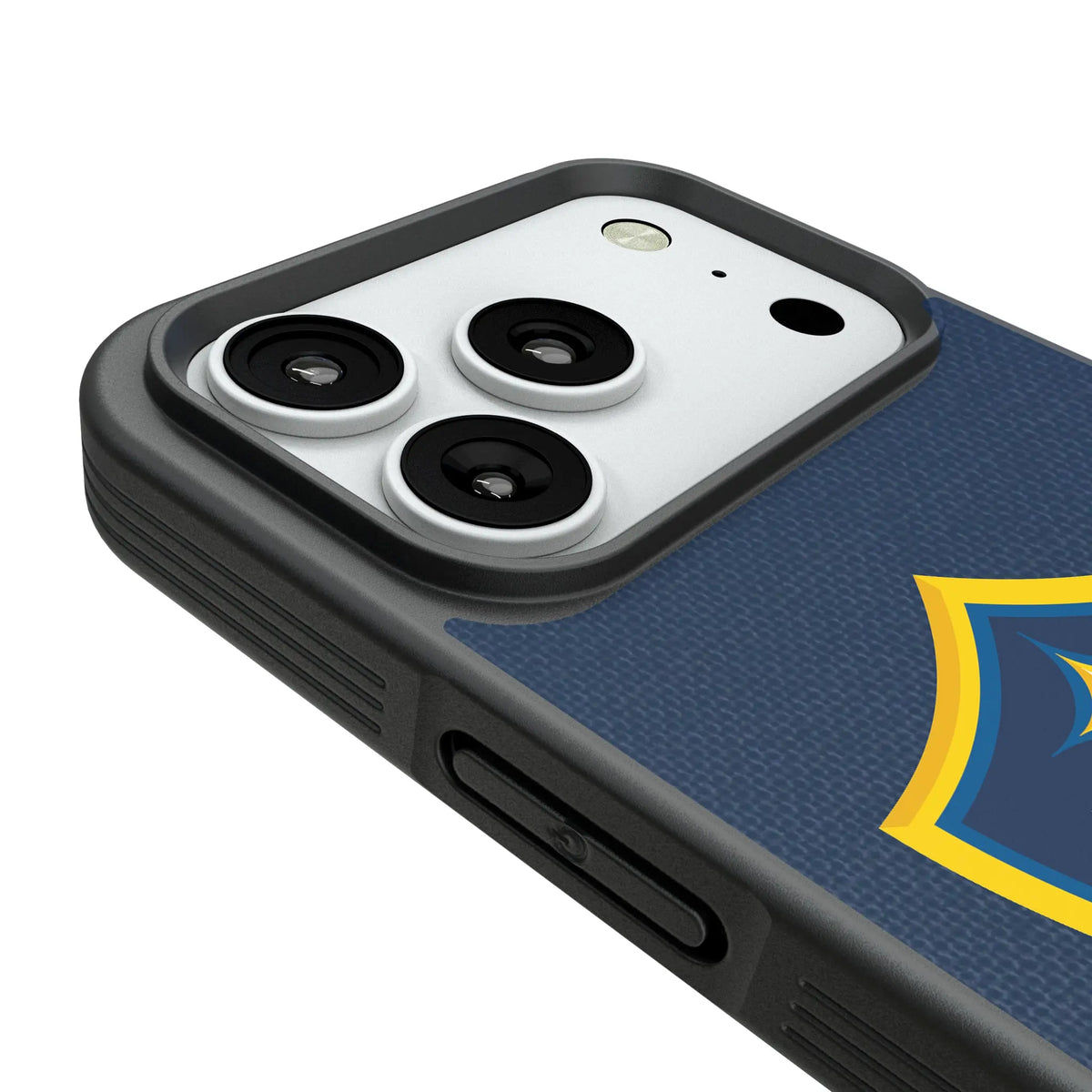 LA Galaxy Diagonal Stripe Bump Phone Case for Apple iPhone