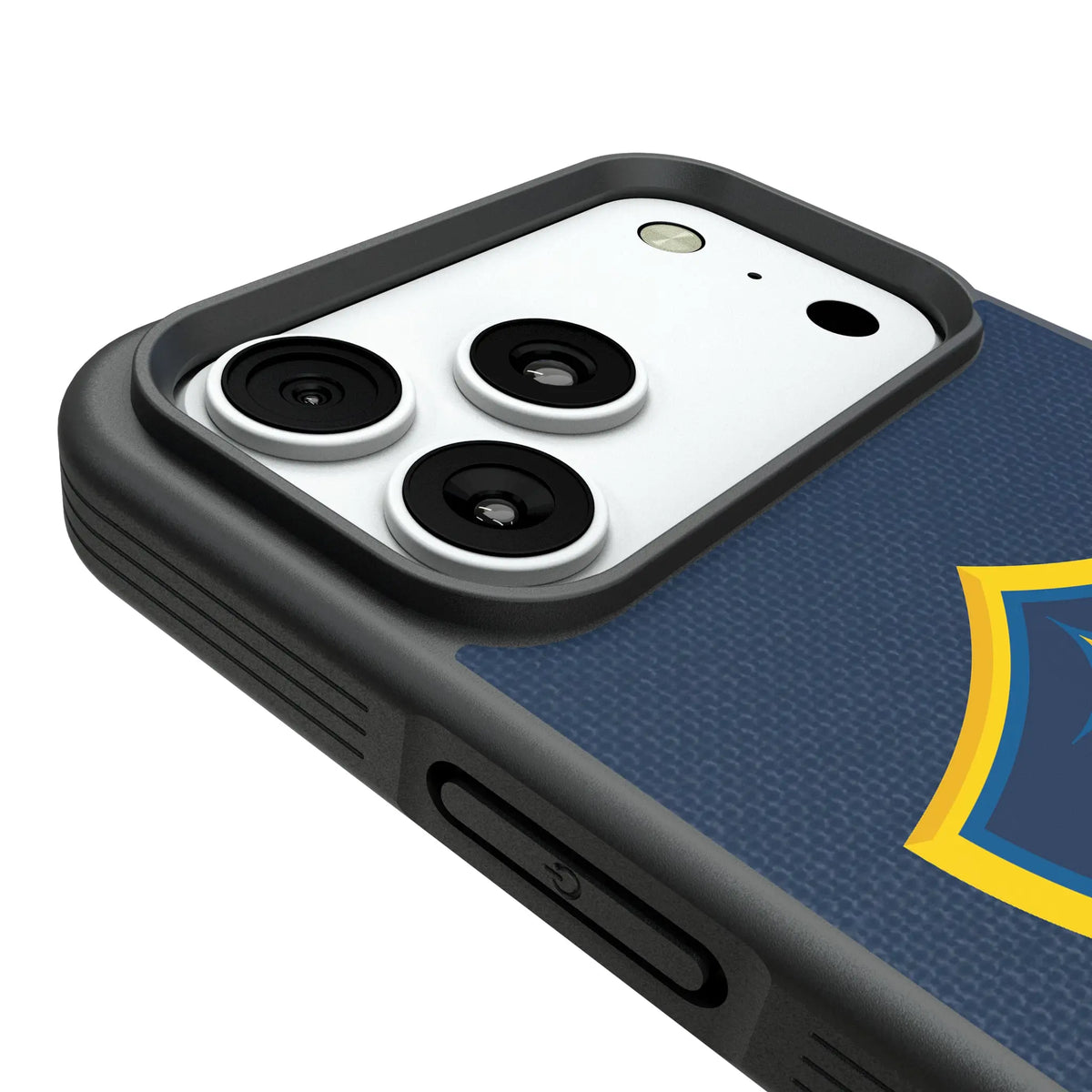 LA Galaxy Diagonal Stripe Bump Phone Case for Apple iPhone