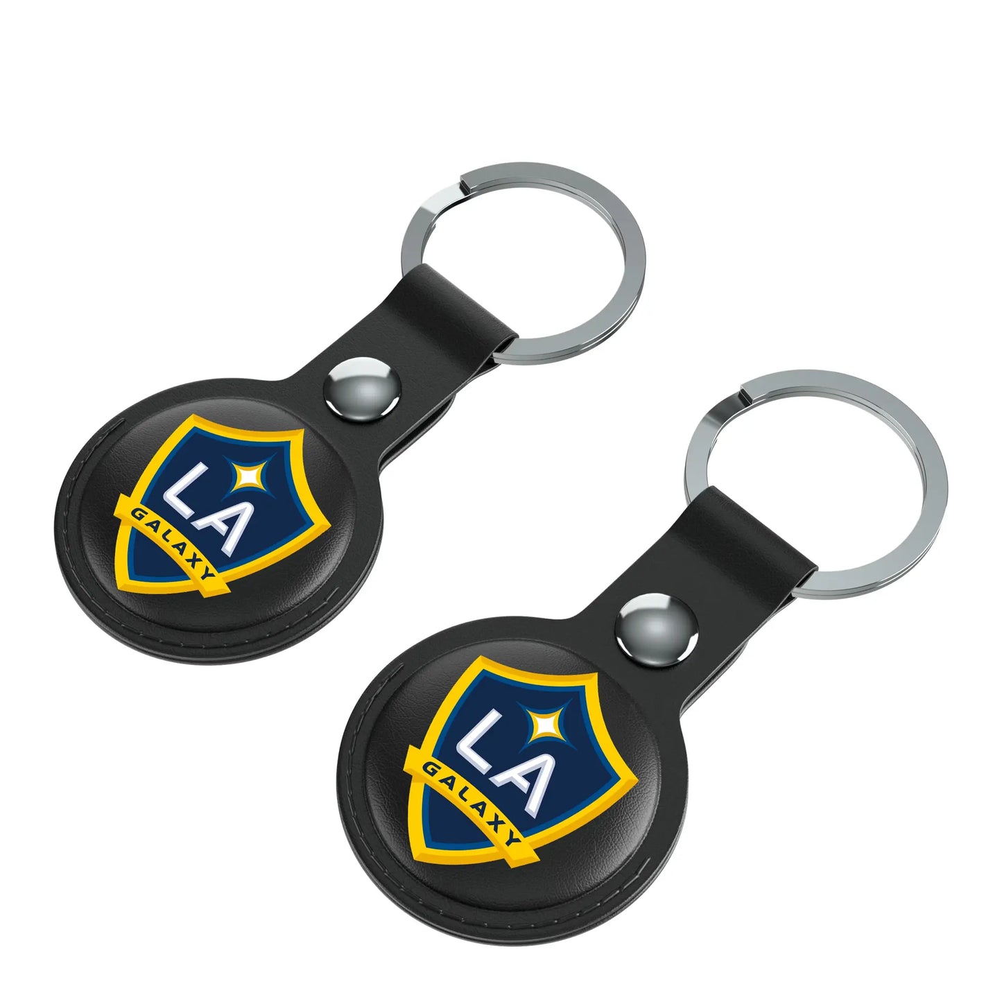 LA Galaxy Insignia Black Airtag Holder 2-Pack