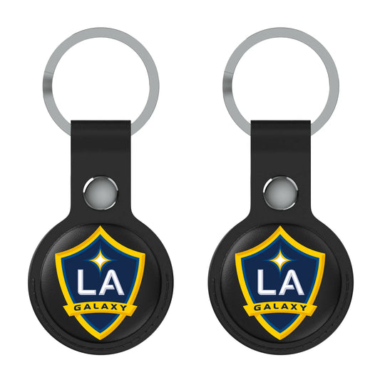 LA Galaxy Insignia Black Airtag Holder 2-Pack