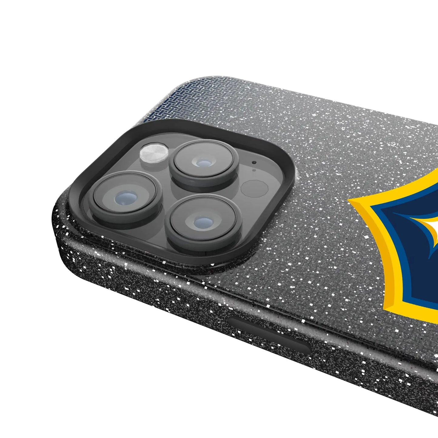 LA Galaxy Linen Black Bling Phone Case for Apple iPhone