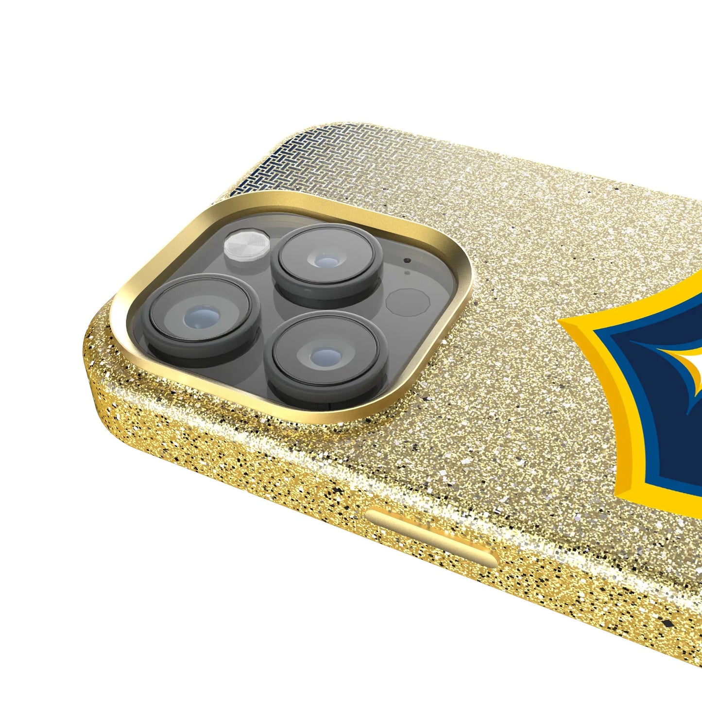 LA Galaxy Linen Bling Phone Case for Apple iPhone