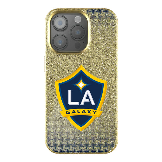 LA Galaxy Linen Bling Phone Case for Apple iPhone