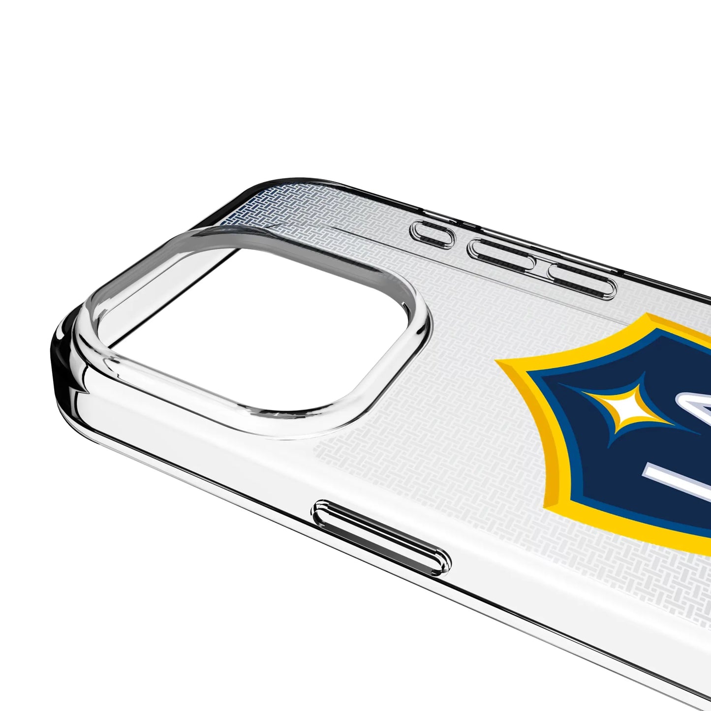 LA Galaxy Linen Clear Phone Case for Apple iPhone