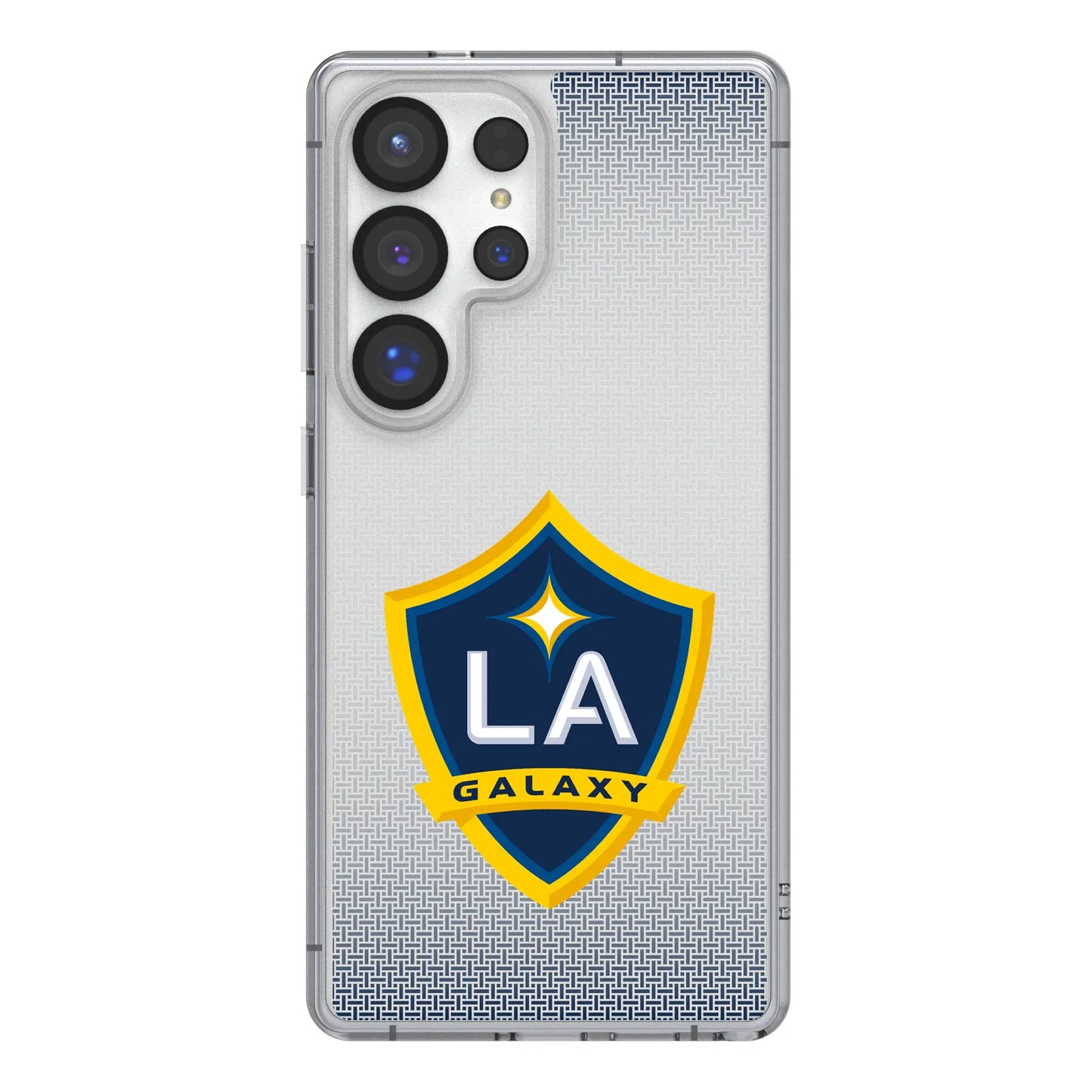 LA Galaxy Linen Clear Phone Case for Samsung Galaxy