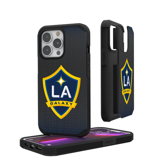 LA Galaxy Linen Rugged Phone Case for Apple iPhone