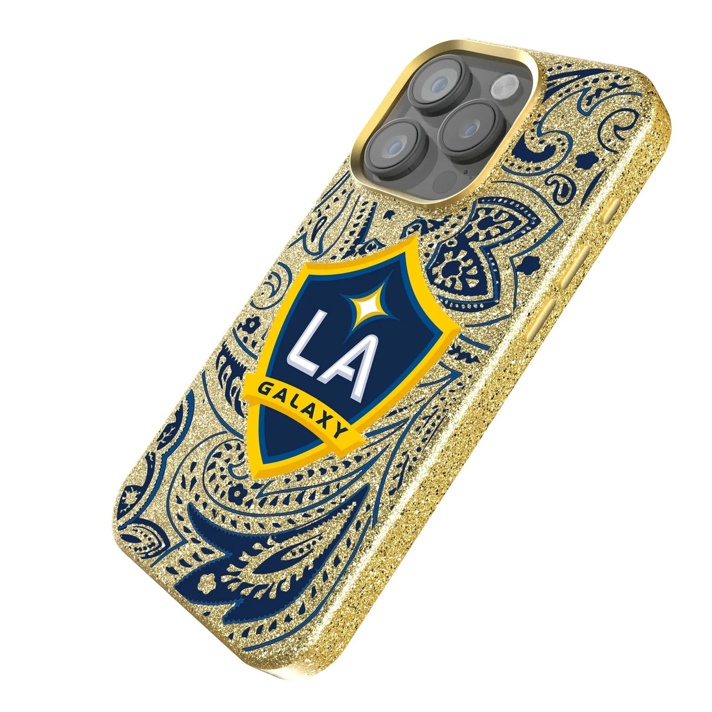LA Galaxy Paisley Bling Phone Case for Apple iPhone