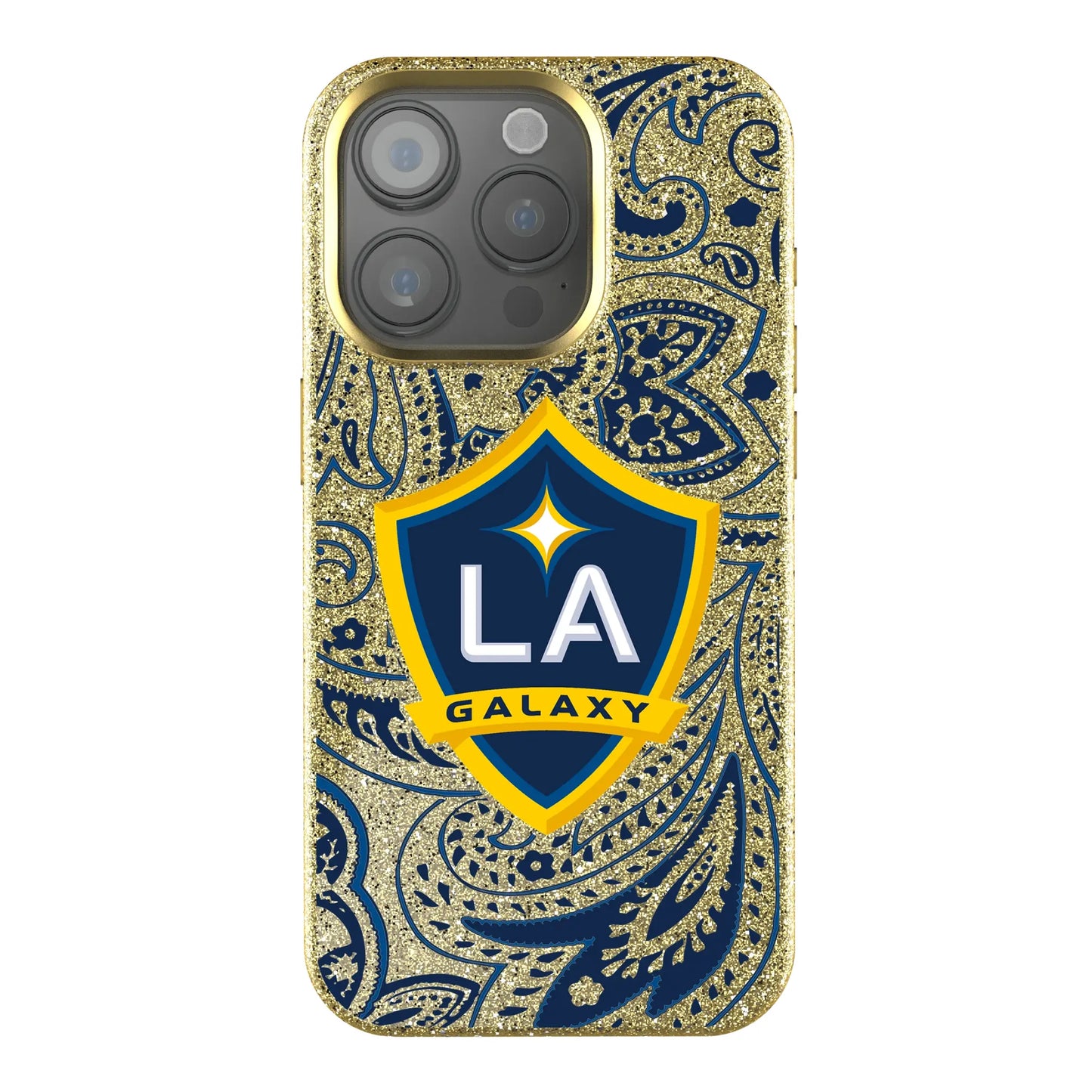 LA Galaxy Paisley Bling Phone Case for Apple iPhone