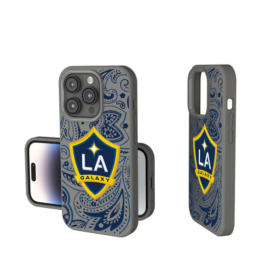 LA Galaxy Paisley Soft Touch Phone Case for Apple iPhone