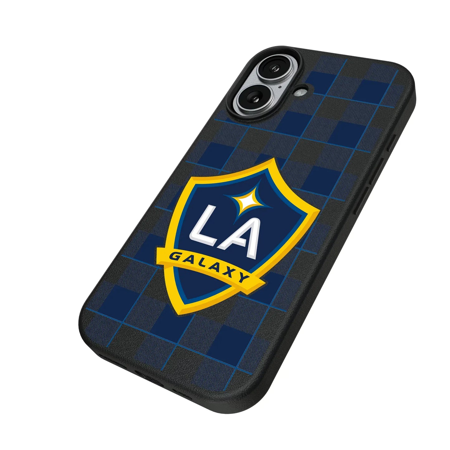 LA Galaxy Plaid MagSafe Compatible Phone Case for Apple iPhone