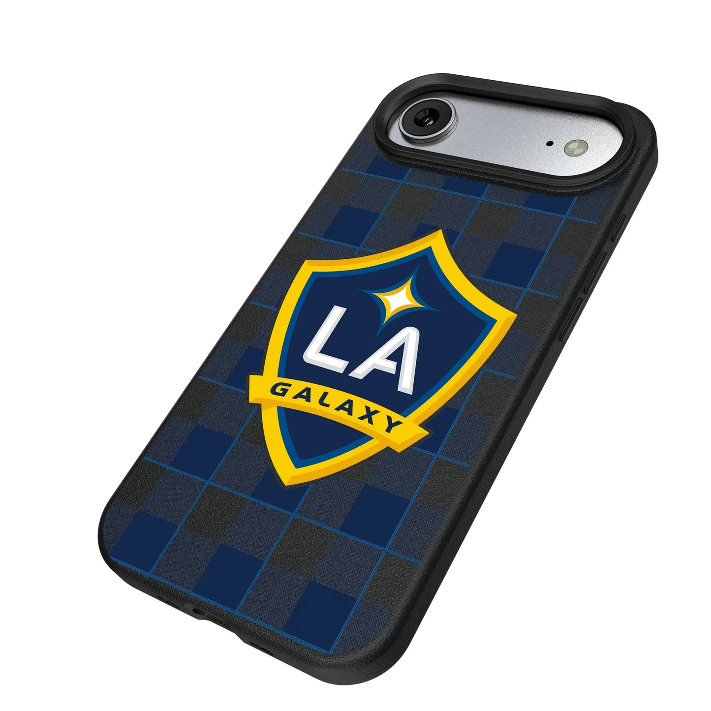 LA Galaxy Plaid MagSafe Compatible Phone Case for Apple iPhone