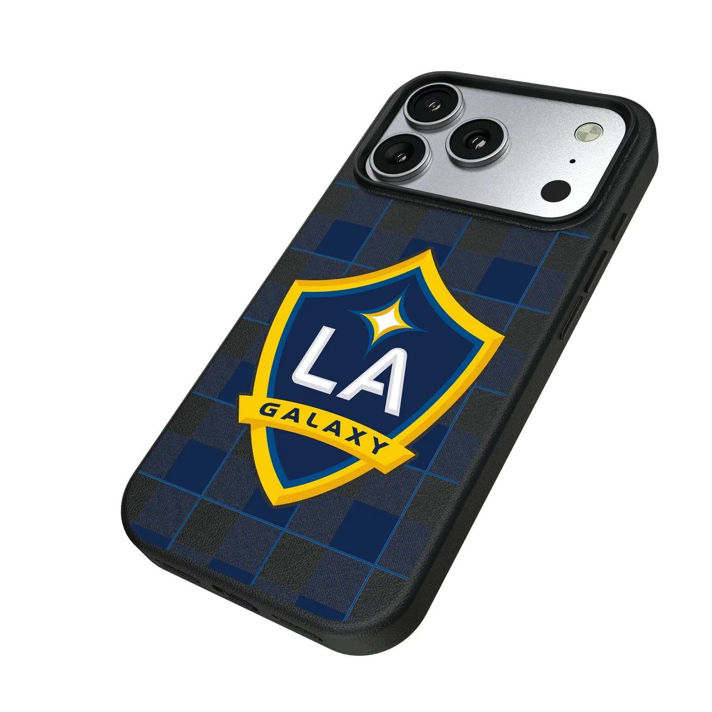 LA Galaxy Plaid MagSafe Compatible Phone Case for Apple iPhone