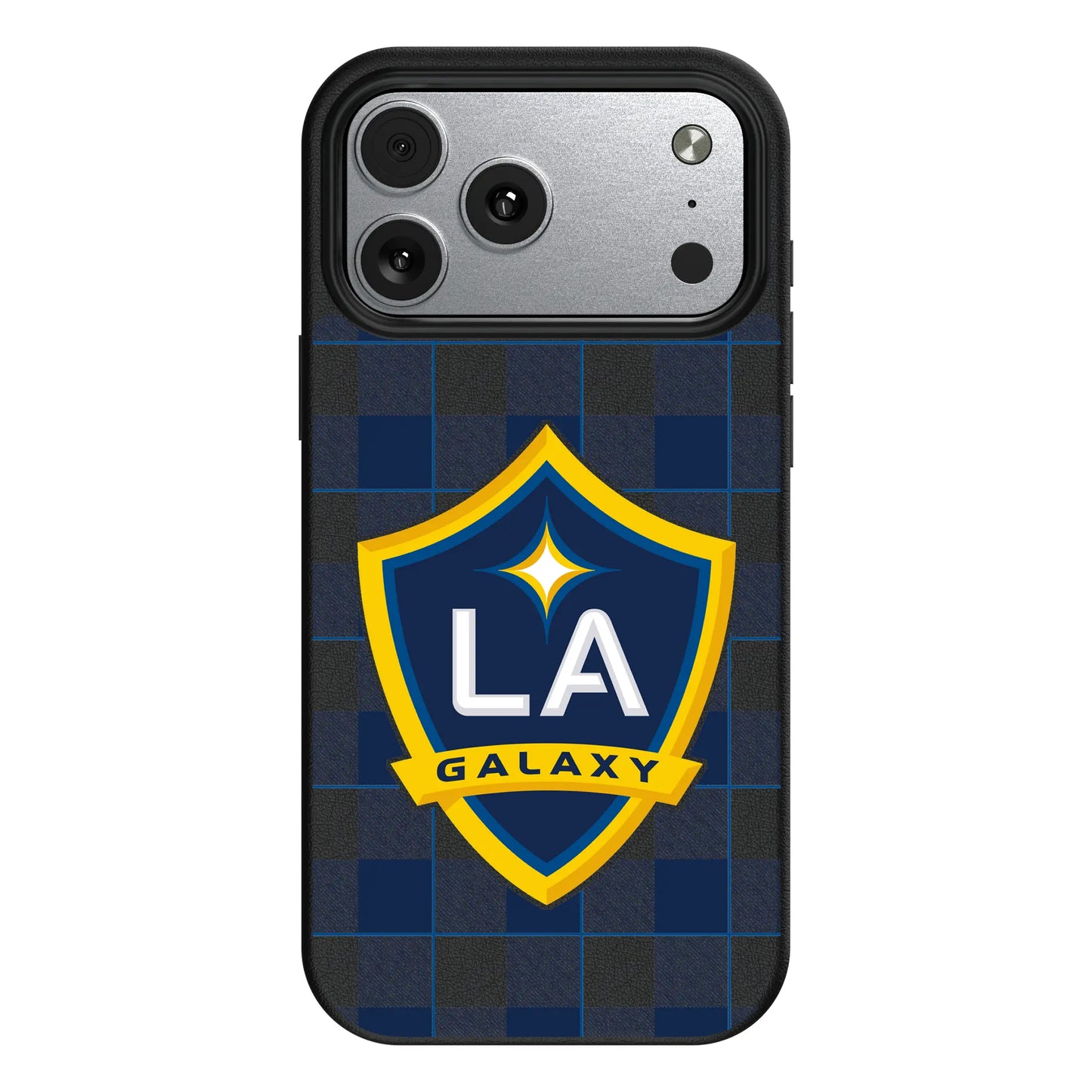 LA Galaxy Plaid MagSafe Compatible Phone Case for Apple iPhone