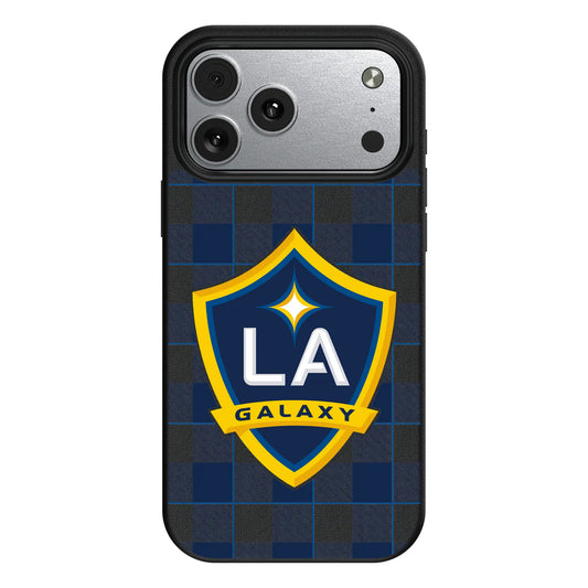 LA Galaxy Plaid MagSafe Compatible Phone Case for Apple iPhone