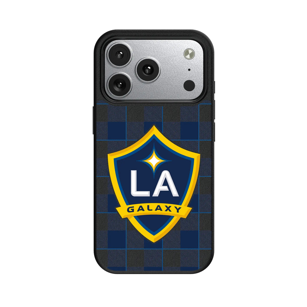 LA Galaxy Plaid MagSafe Compatible Phone Case for Apple iPhone