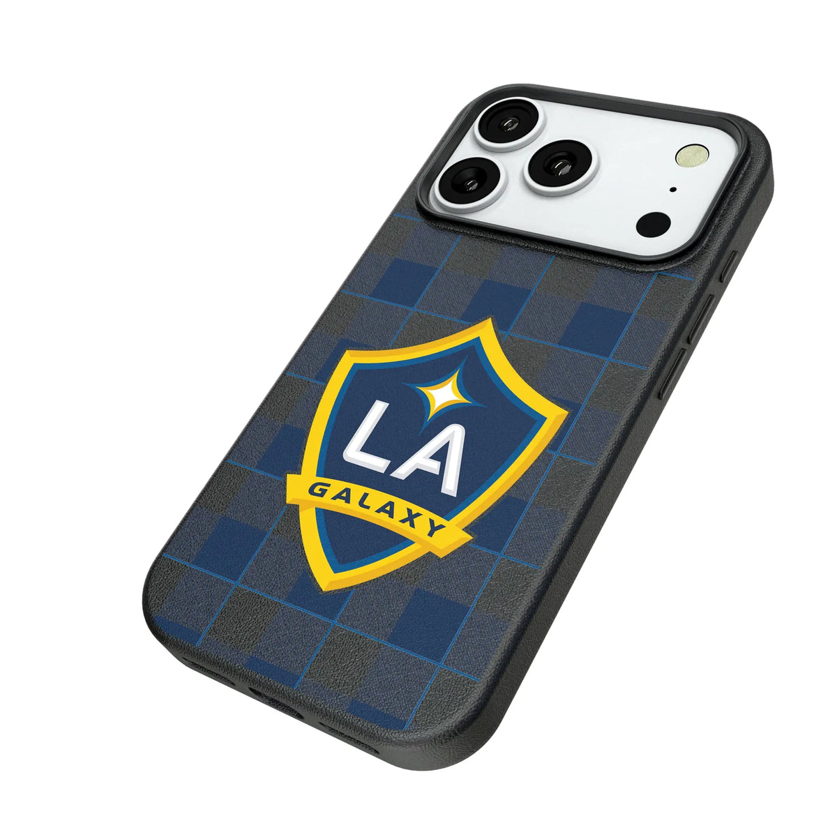 LA Galaxy Plaid MagSafe Compatible Phone Case for Apple iPhone