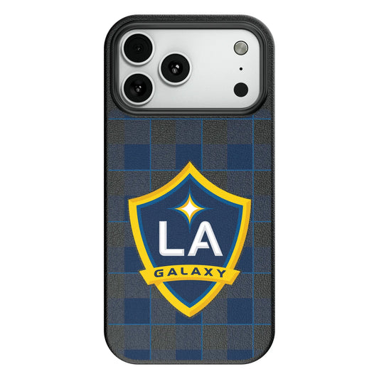 LA Galaxy Plaid MagSafe Compatible Phone Case for Apple iPhone