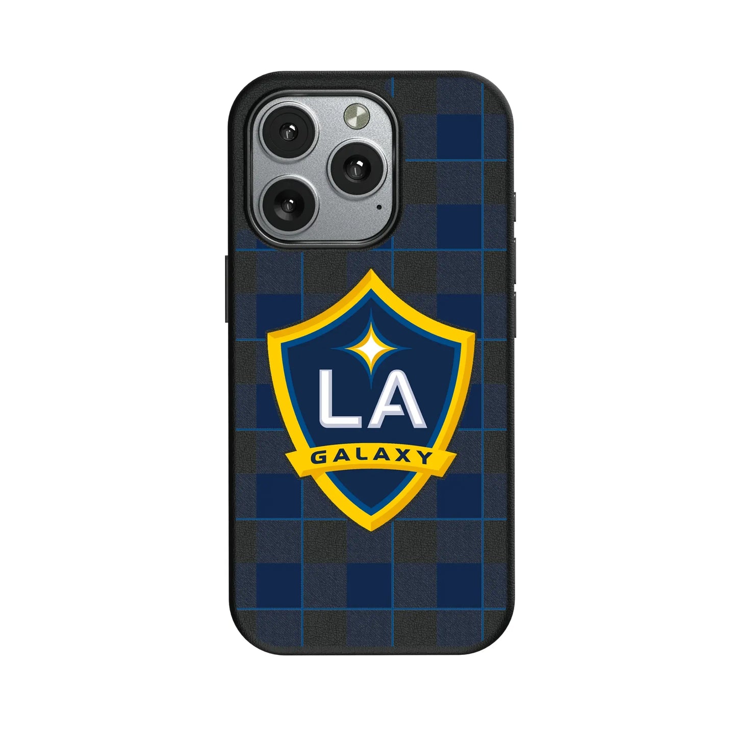 LA Galaxy Plaid MagSafe Compatible Phone Case for Apple iPhone