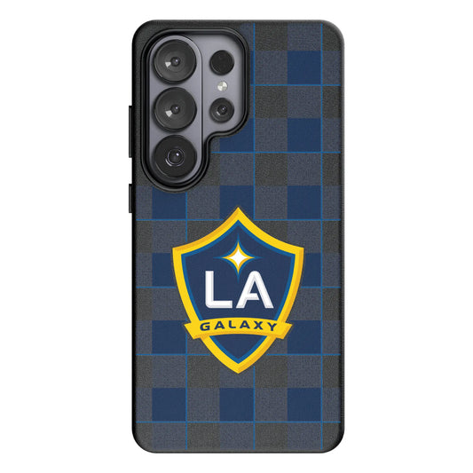 LA Galaxy Plaid MagSafe Compatible Phone Case for Samsung Galaxy