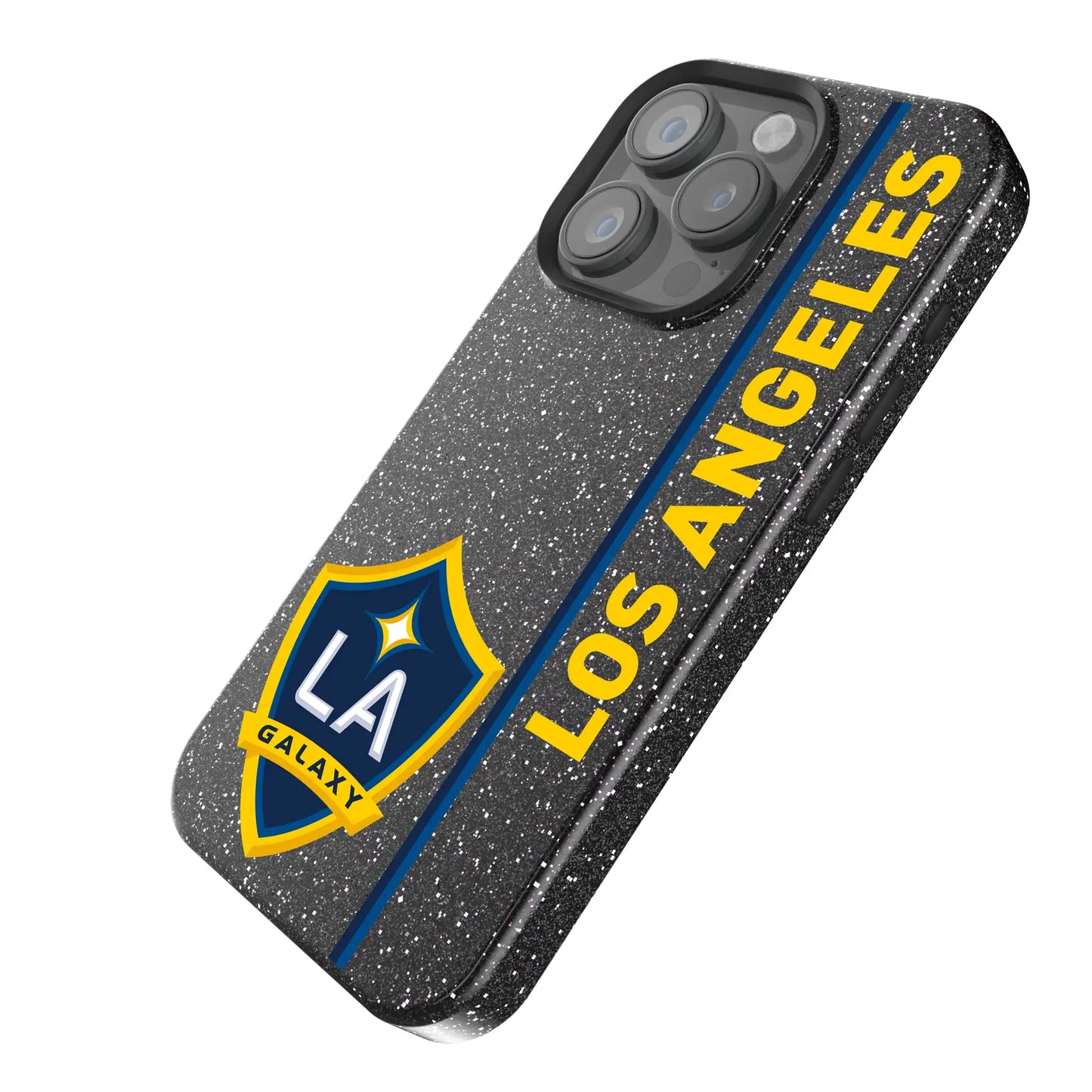 LA Galaxy Sidebar Black Bling Phone Case for Apple iPhone
