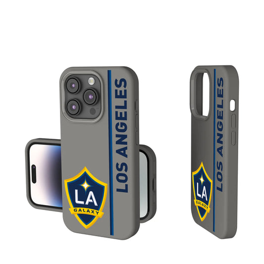LA Galaxy Sidebar Soft Touch Phone Case for Apple iPhone