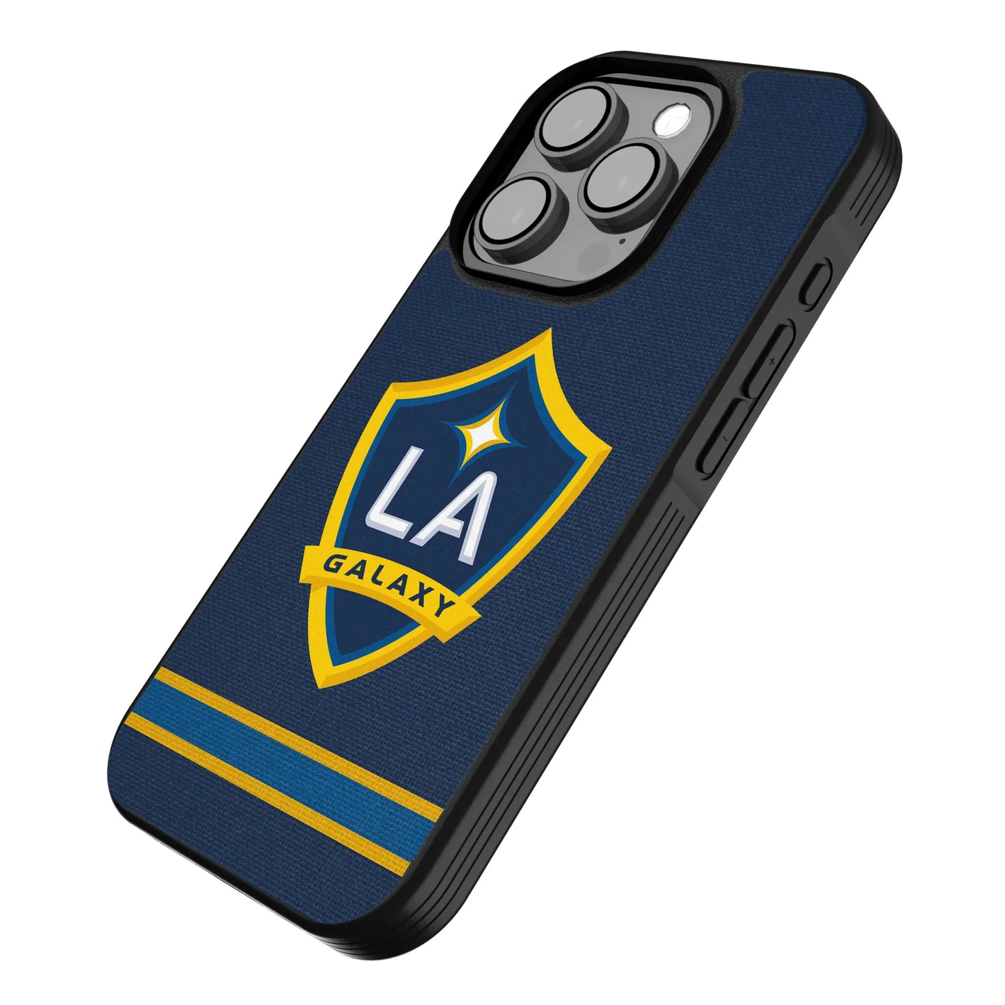 LA Galaxy Stripe Bump Phone Case for Apple iPhone