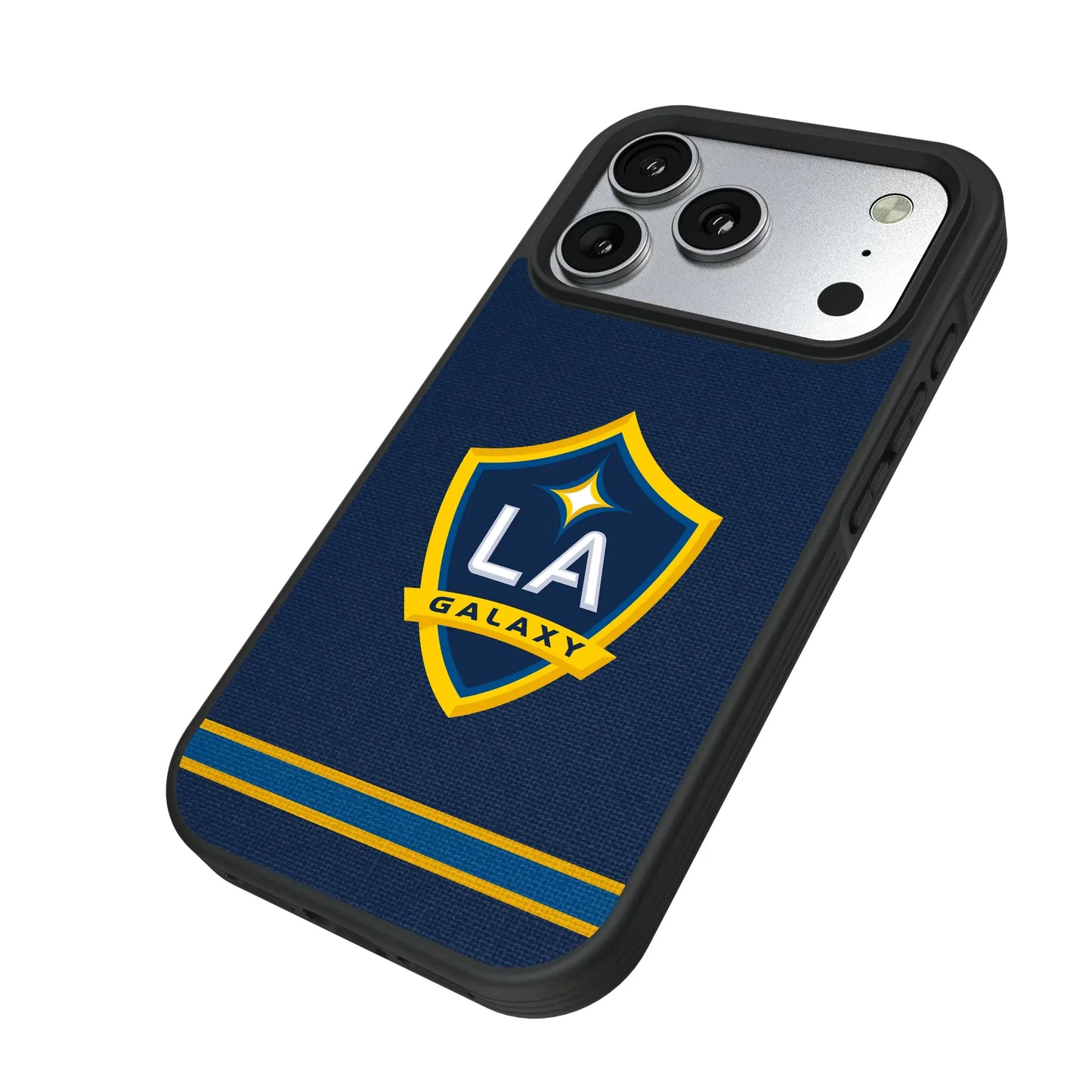 LA Galaxy Stripe Bump Phone Case for Apple iPhone