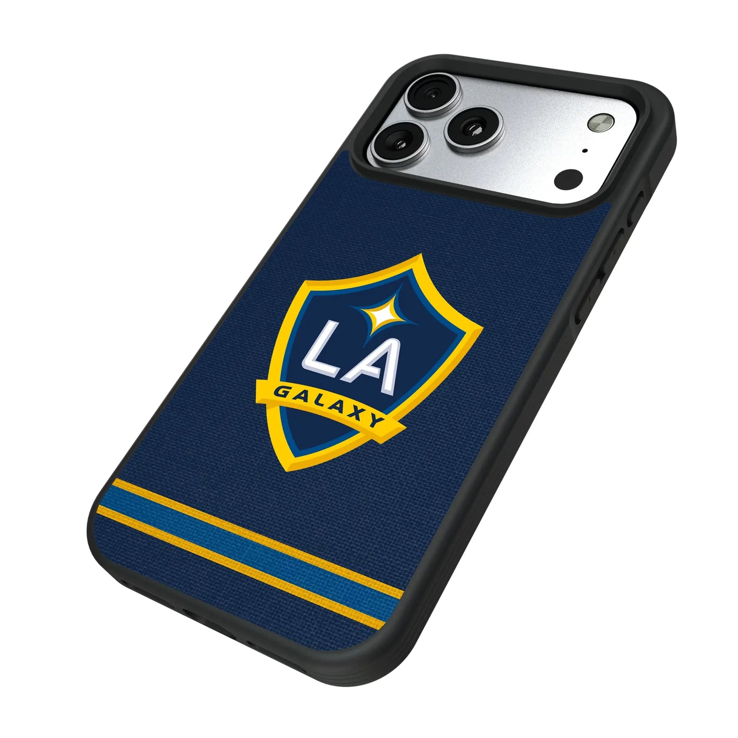 LA Galaxy Stripe Bump Phone Case for Apple iPhone