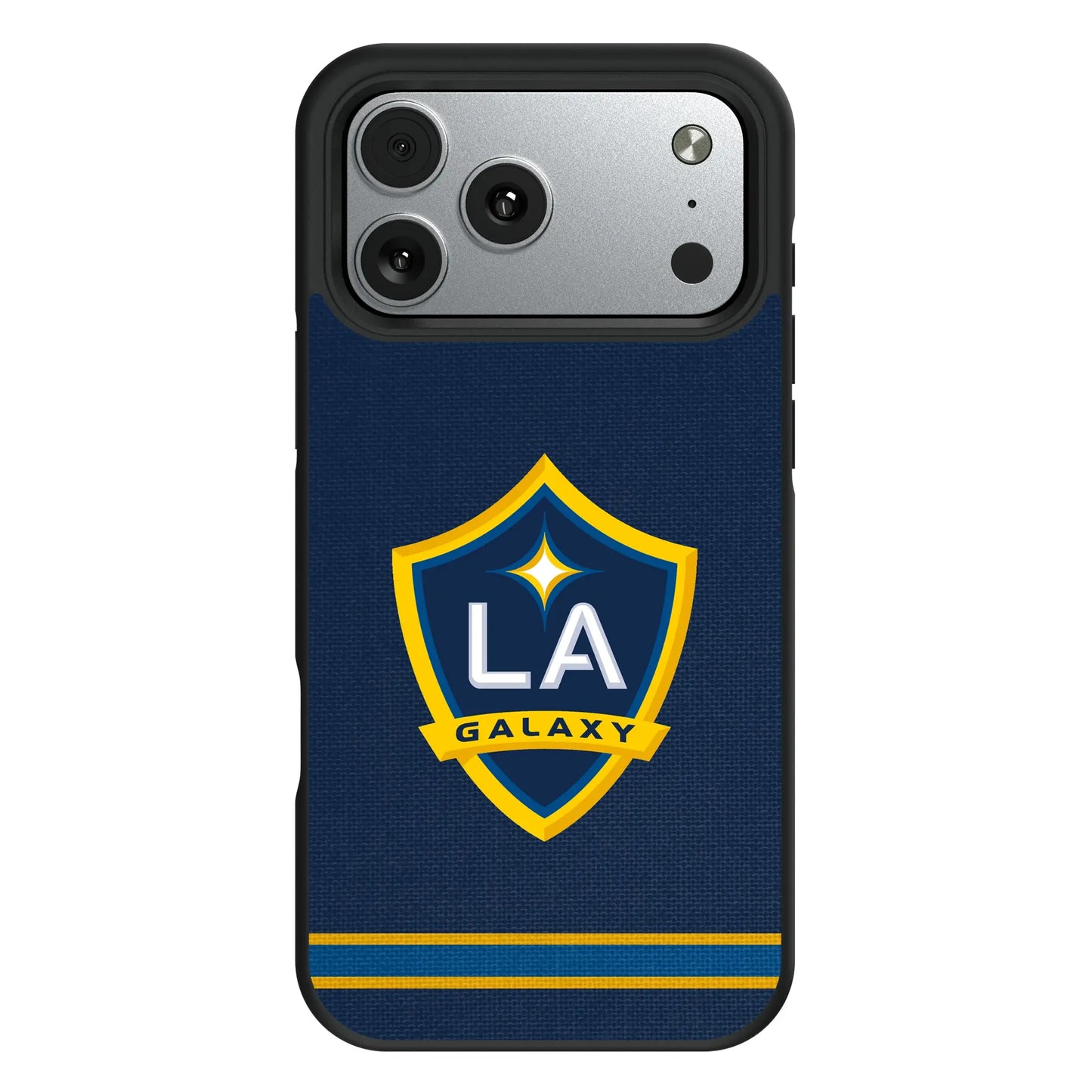 LA Galaxy Stripe Bump Phone Case for Apple iPhone