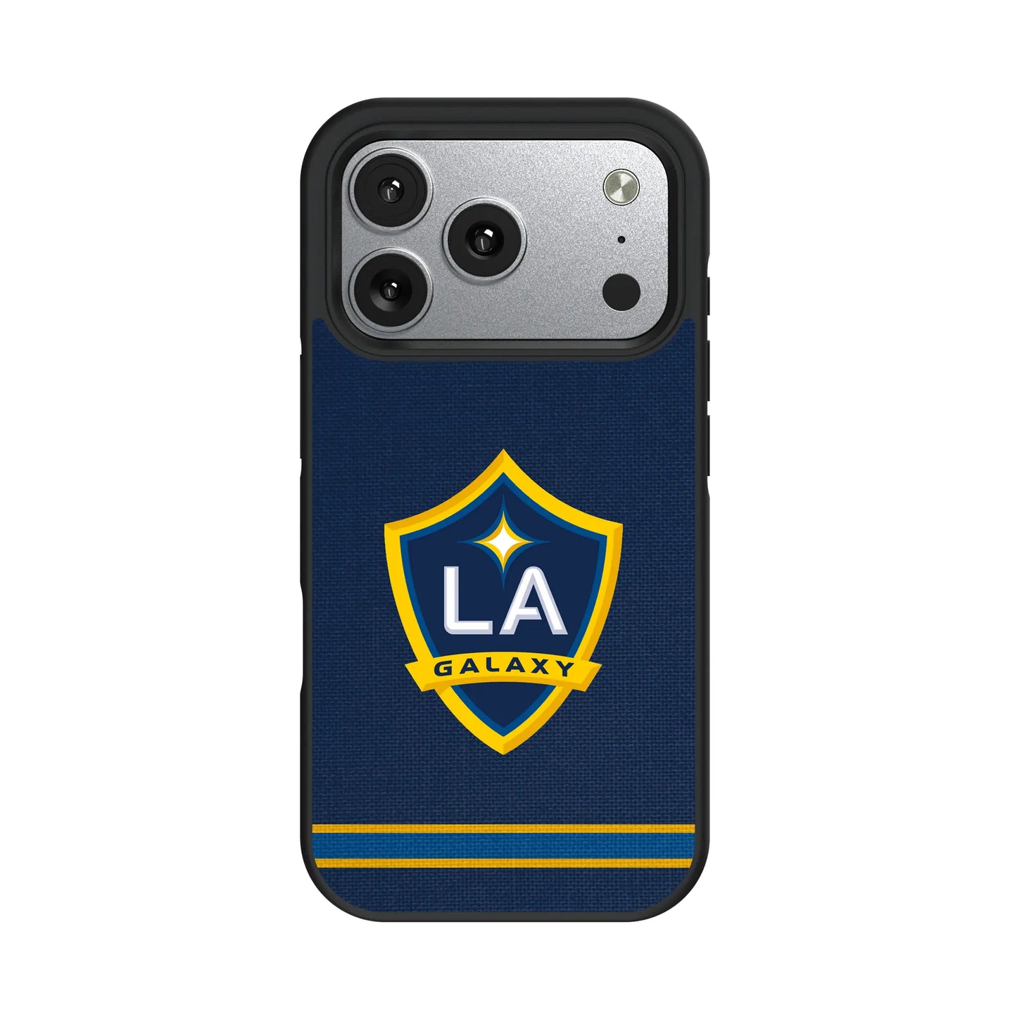 LA Galaxy Stripe Bump Phone Case for Apple iPhone