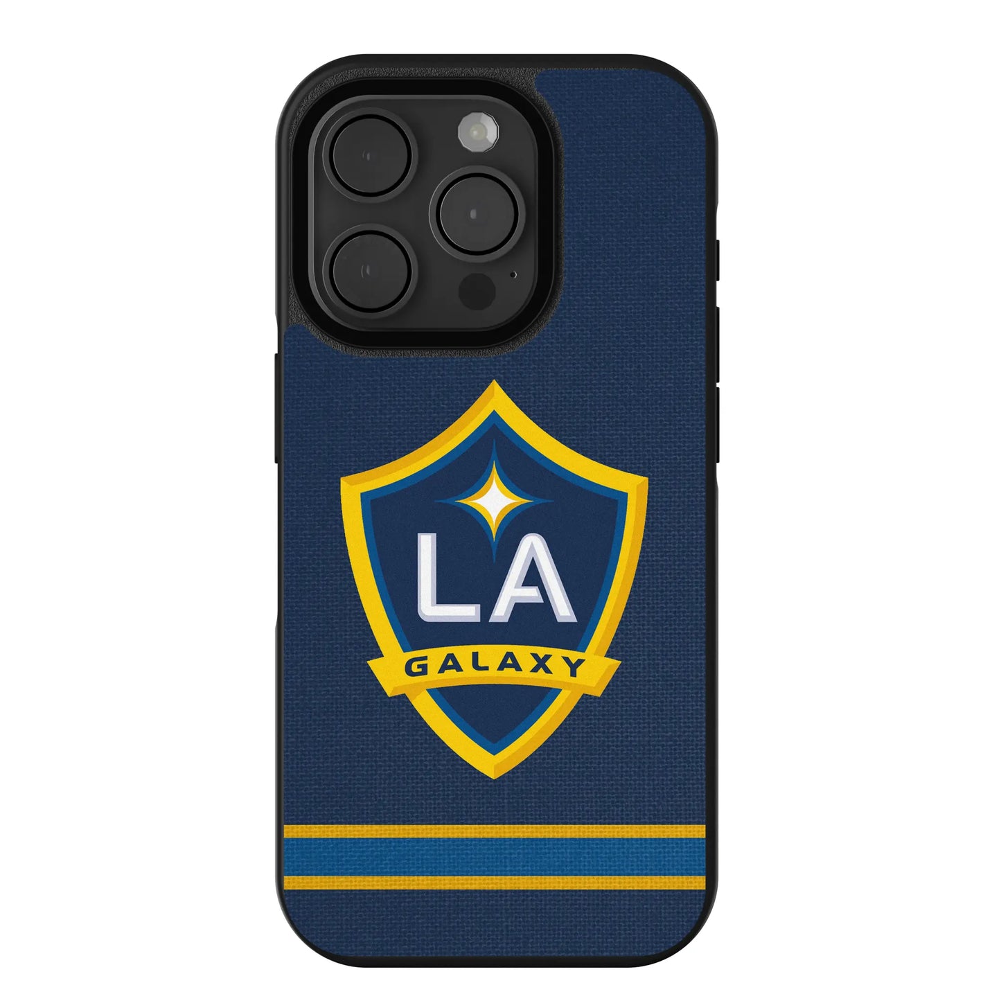 LA Galaxy Stripe Bump Phone Case for Apple iPhone