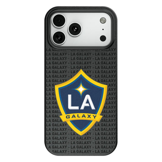 LA Galaxy Text Backdrop MagSafe Compatible Phone Case for Apple iPhone