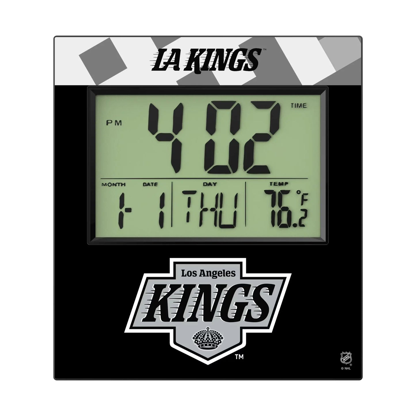 LA Kings Color Block Wall Clock