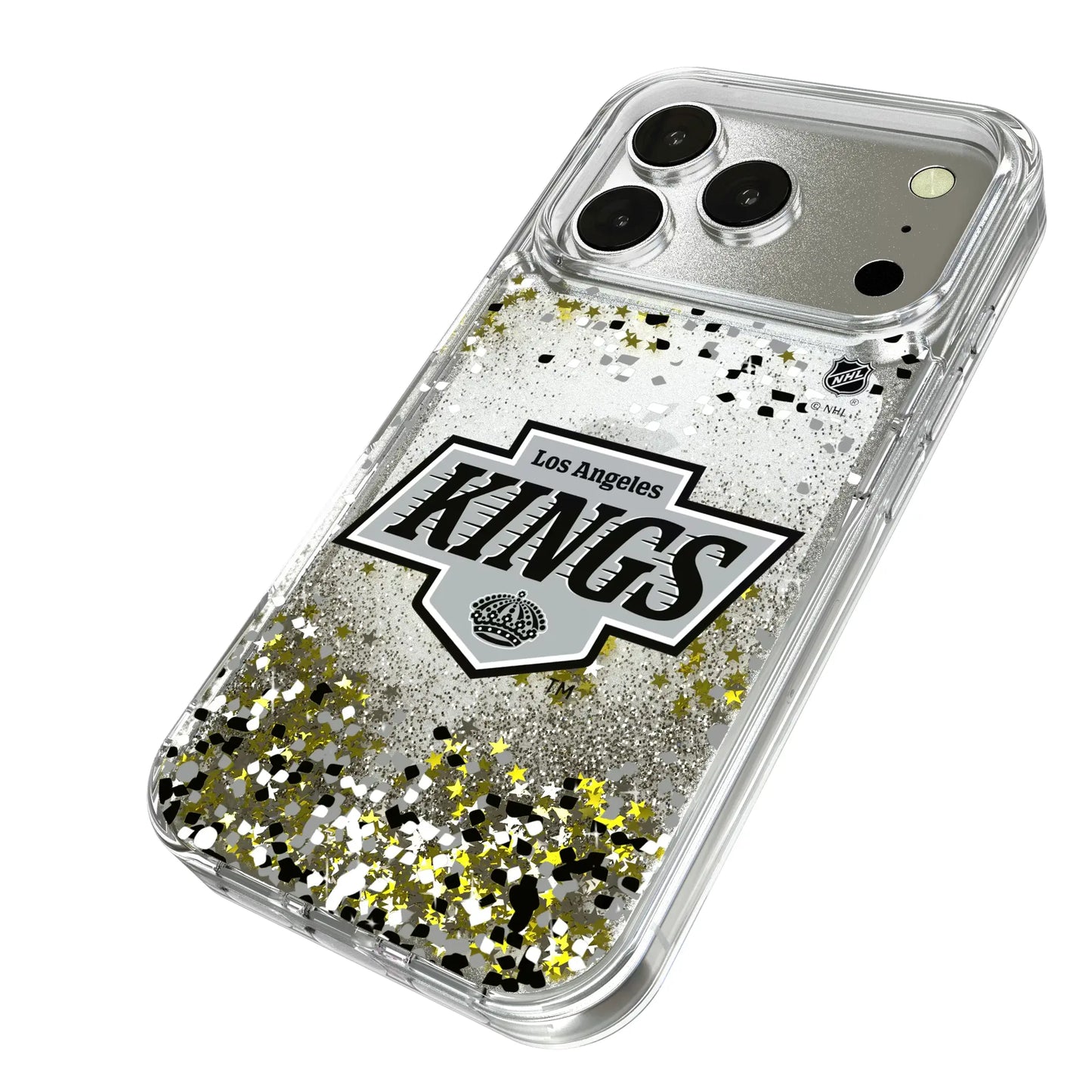 LA Kings Confetti Glitter Phone Case for Apple iPhone