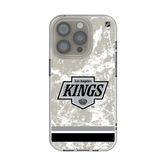 LA Kings Ice Stripe Clear Phone Case for Apple iPhone