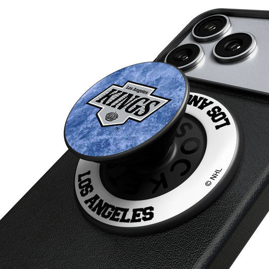 LA Kings Ice Wordmark PopSockets Magnetic Phone Grip and Stand