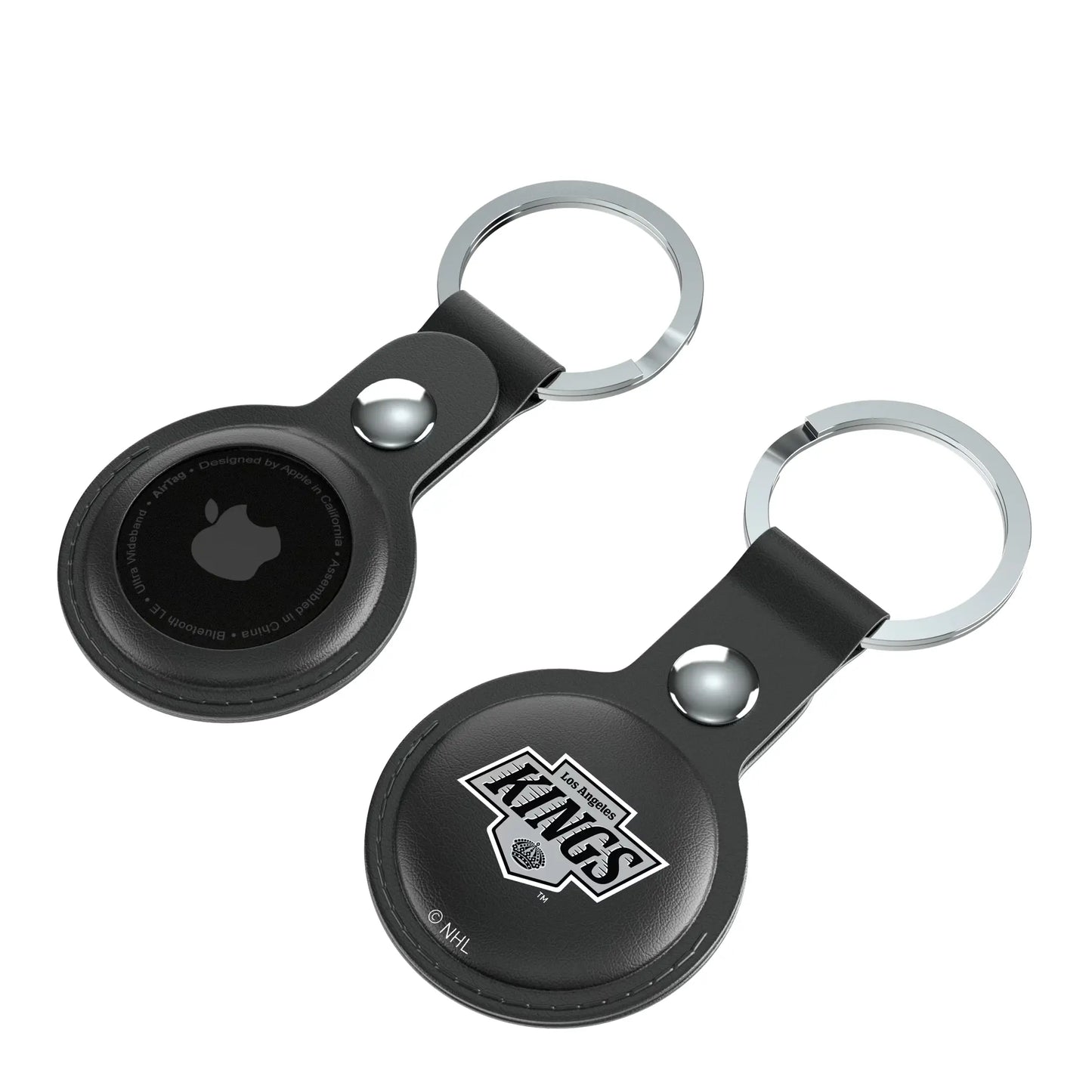 LA Kings Insignia Black Airtag Holder 2-Pack