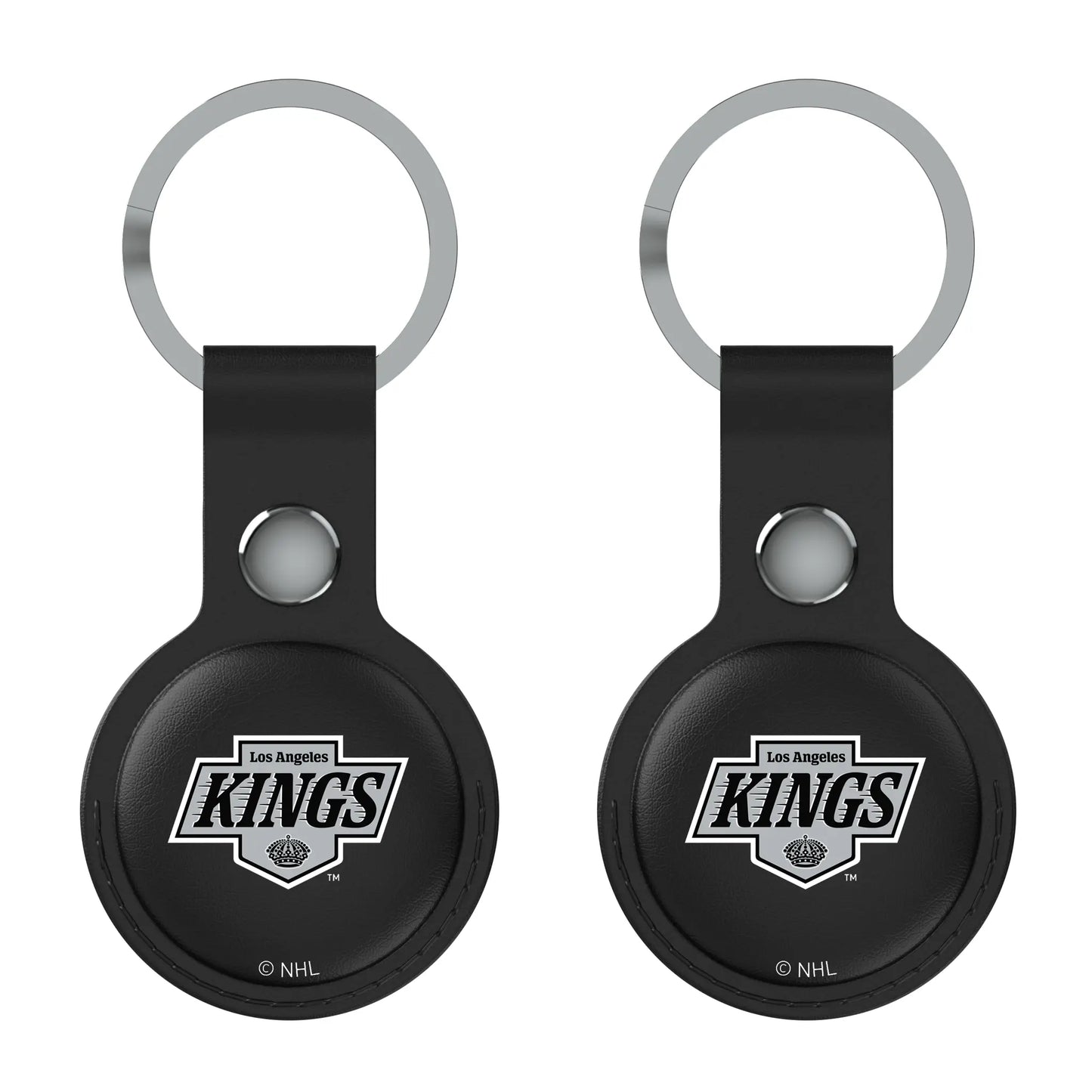 LA Kings Insignia Black Airtag Holder 2-Pack