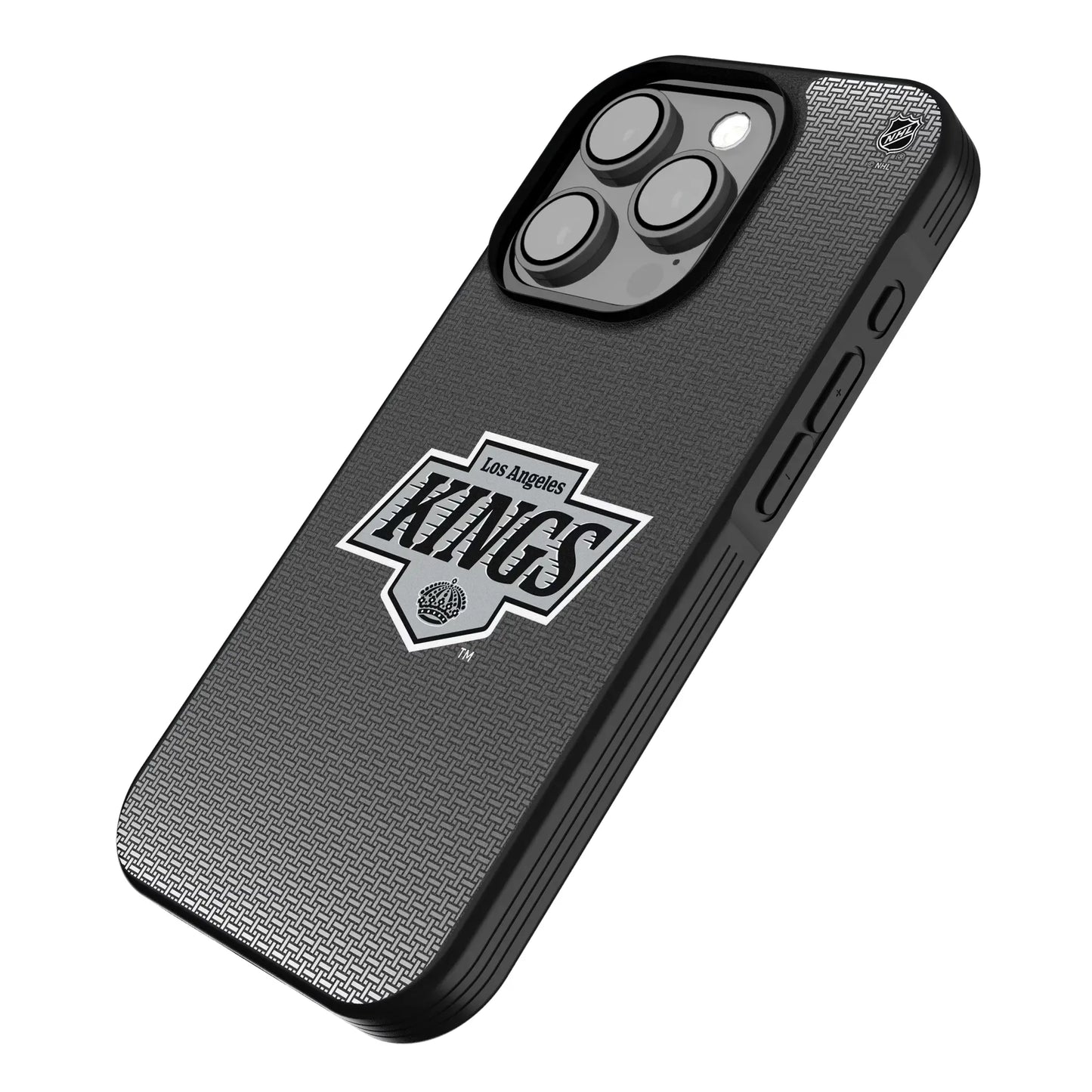 LA Kings Linen Bump Phone Case for Apple iPhone