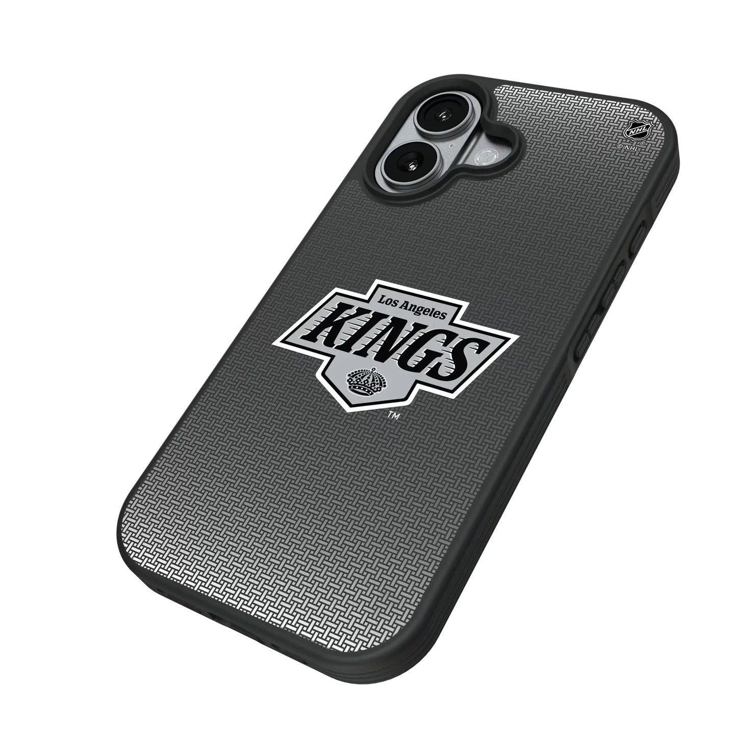 LA Kings Linen Bump Phone Case for Apple iPhone