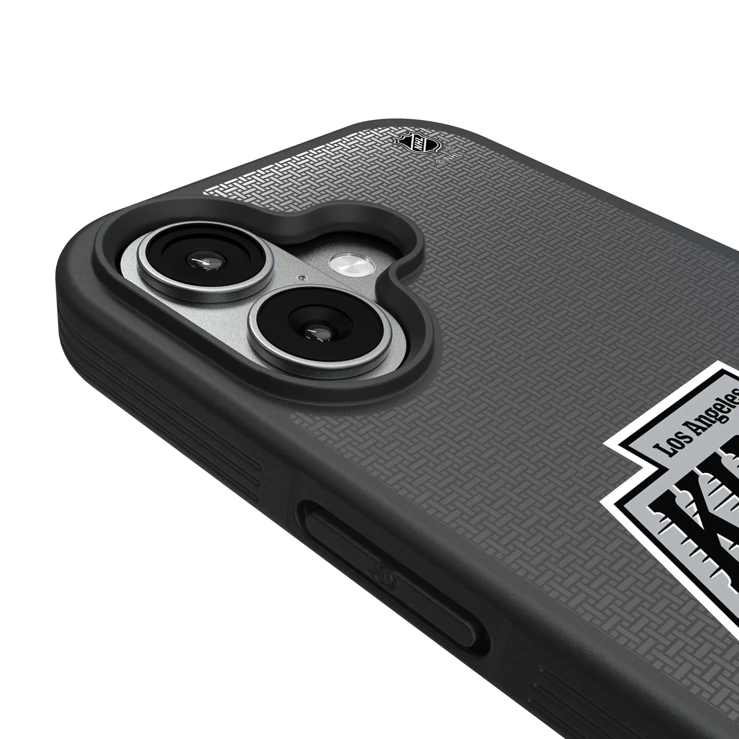 LA Kings Linen Bump Phone Case for Apple iPhone