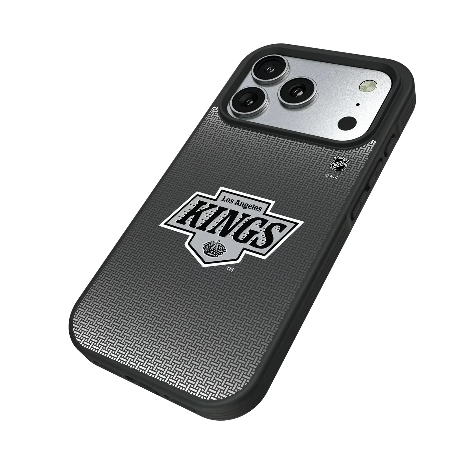 LA Kings Linen Bump Phone Case for Apple iPhone