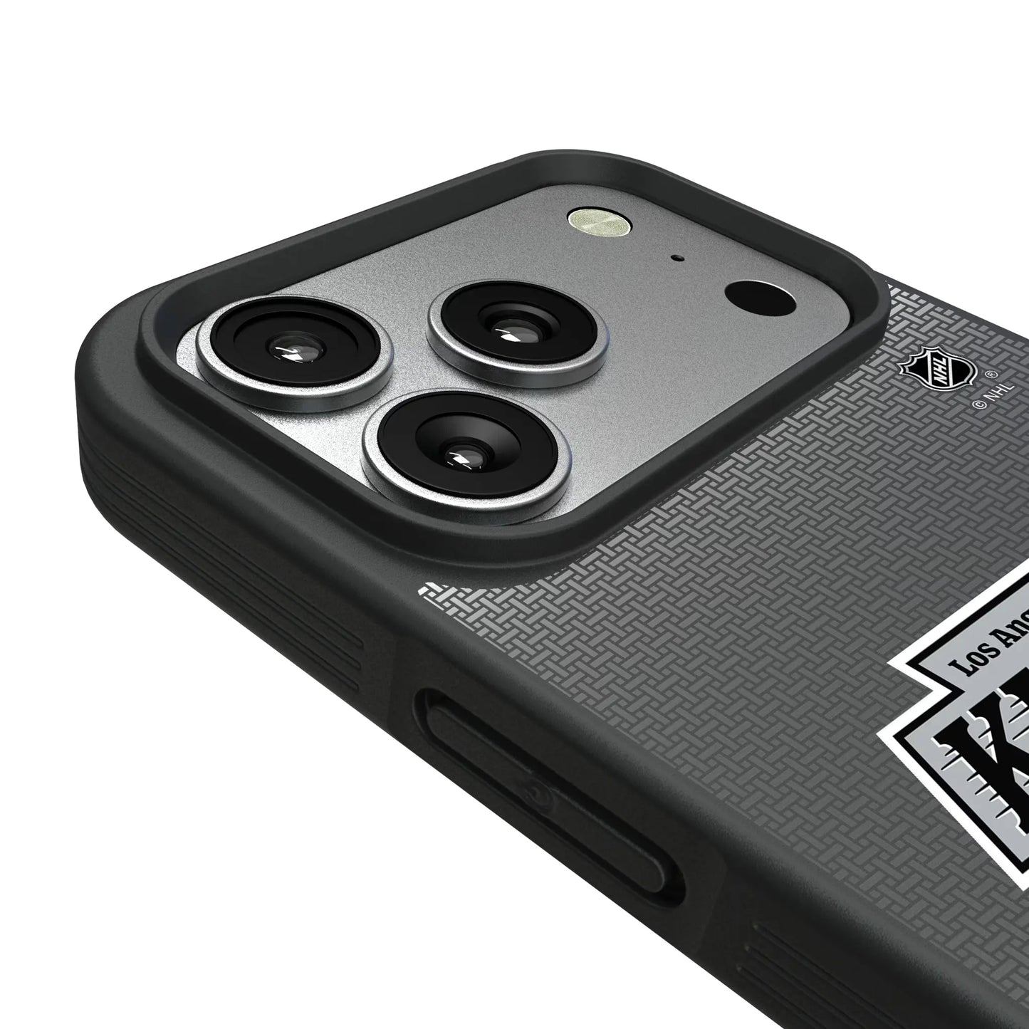 LA Kings Linen Bump Phone Case for Apple iPhone