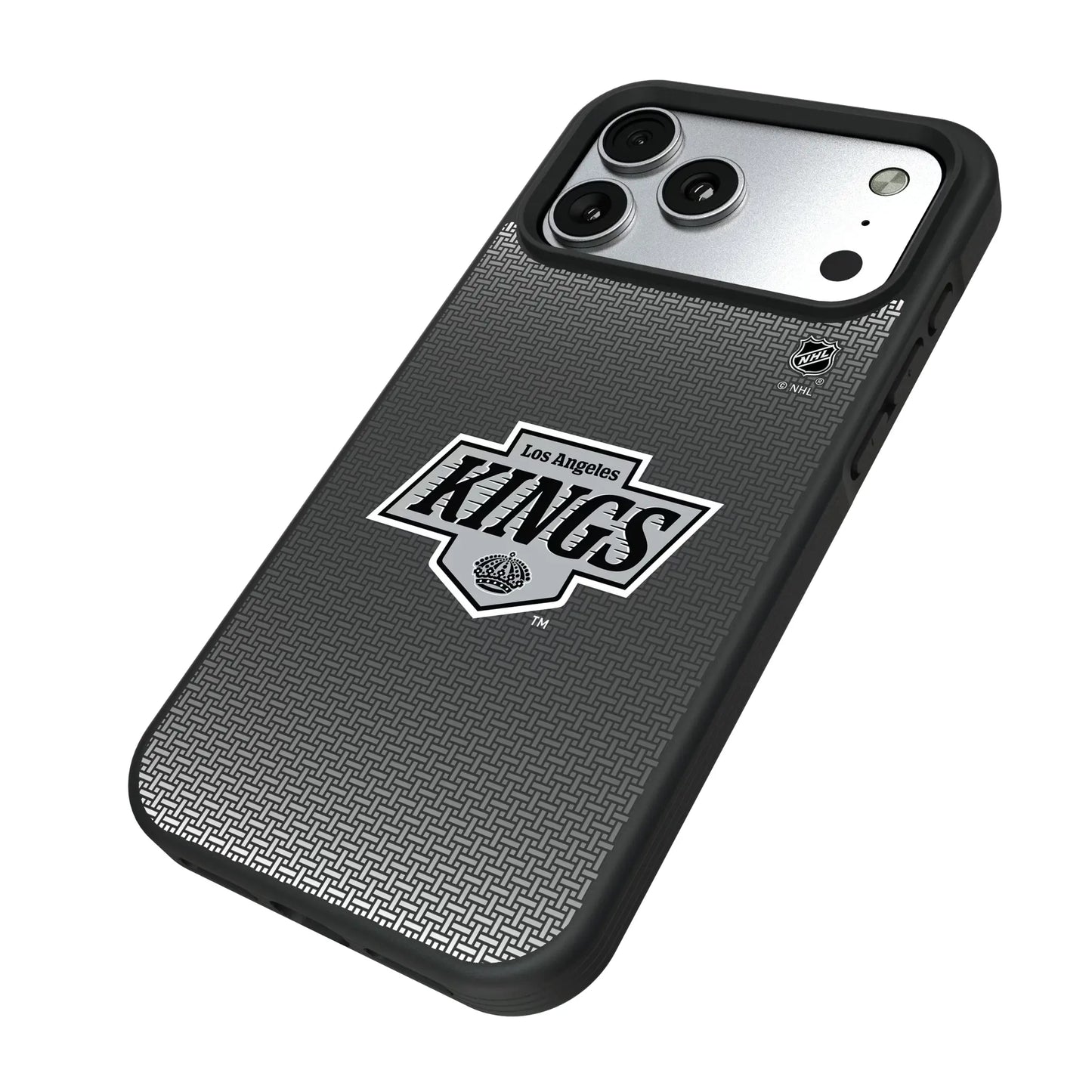 LA Kings Linen Bump Phone Case for Apple iPhone