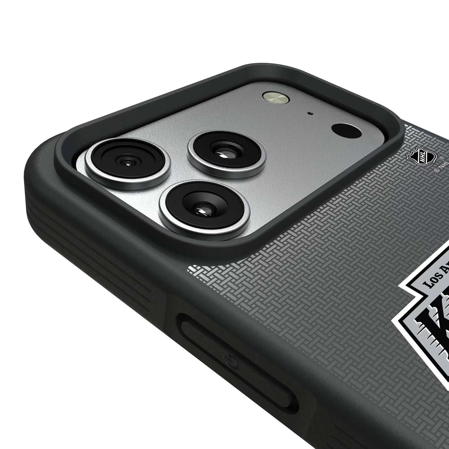 LA Kings Linen Bump Phone Case for Apple iPhone