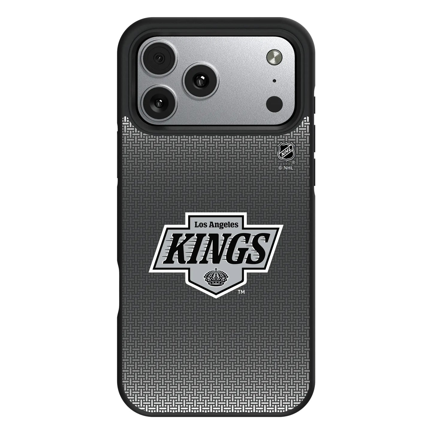 LA Kings Linen Bump Phone Case for Apple iPhone