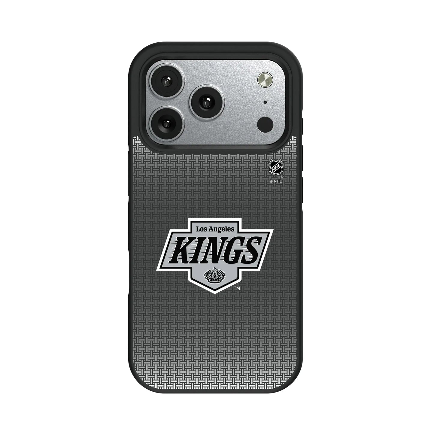 LA Kings Linen Bump Phone Case for Apple iPhone